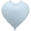 xx balon foliowy serce 45cm mglisty niebieski