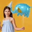 xx balon foliowy slon niebieski 40x58 cm
