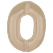 xx balon foliowy smart cyfra 0 matowa latte 92 cm
