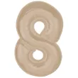 xx balon foliowy smart cyfra 8 matowa latte 92 cm