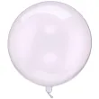 xx balon kula 40cm transparentny fiolet