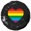 xx balon serce teczowe lgbt