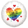 xx balon serce teczowe love is love