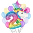 xx balony 2 urodziny jednorozec