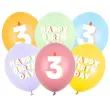 xx balony 30 cm 3 mix 1 op 6 szt