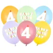 xx balony 30 cm 4 mix 1 op 6 szt
