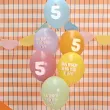 xx balony 30 cm 5 mix 1 op 6 szt