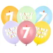 xx balony 30 cm 7 mix 1 op 6 szt