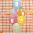 xx balony 30 cm 8 mix 1 op 6 szt