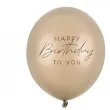 xx balony 30 cm happy birthday mix bezowy 1 op 50 szt