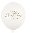 xx balony 30 cm happy birthday mix bezowy 1 op 50 szt