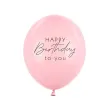 xx balony 30 cm happy birthday mix rozowy 1 op 50 szt