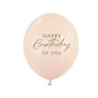 xx balony 30 cm happy birthday mix rozowy 1 op 50 szt
