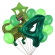 xx balony 4 urodziny dinozaur