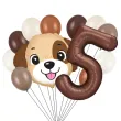 xx balony 5 urodziny piesek