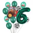 xx balony 6 urodziny czerwony traktor