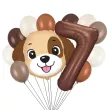 xx balony 7 urodziny piesek