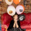 xx balony halloween 12cali 8 szt zestaw