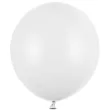 xx balony strong 43cm pastel pure white 1 op 25 szt