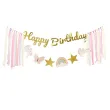 xx baner happy birthday jednorozec 230x17 5 cm mix