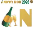 xx baner szampanski nowy rok 2026 zl zielony