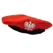 xx beret zolnierza polskiego czerwony ak225 wojskowe nakrycie glowy