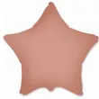 xx bfk balon foliowy 18 fx gwiazda matowa vintage rose