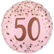 xx bfk balon foliowy 18 pretty pink 50th birthday