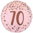 xx bfk balon foliowy 18 pretty pink 70th birthday