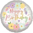 xx bfk balon foliowy 18 ql cir boho bday satin flowers