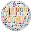xx bfk balon foliowy 18 shp happy confetti birthday