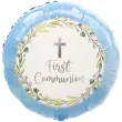 xx bfk balon foliowy 18 shp my first communion blue