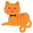 xx bfk balon foliowy 31 orange tabby cat