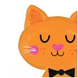 xx bfk balon foliowy 31 orange tabby cat