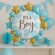 xx bfk balon foliowy baby boy blue watercolor