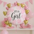 xx bfk balon foliowy baby girl pink watercolor