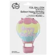 xx bfk balon foliowy balon happy birthday 40x60 cm