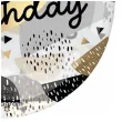 xx bfk balon foliowy happy birthday black gold