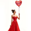 xx bfk balon foliowy walentynki satin better with bows