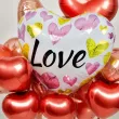 xx bfk balon ibrex hel serce 25 white love pink gold hearts packed