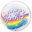 xx bfk balon takara bubble balloon birthday rainbow unicorn 22