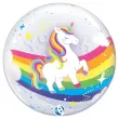 xx bfk balon takara bubble balloon birthday rainbow unicorn 22