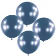 xx bl balon 24 rnd satin luxe azure 4 szt
