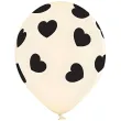 xx bl balony d11 hearts vanilla 1c5s 6 szt