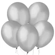 xx bl balony decomex 11 metallic silver 100 szt