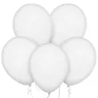 xx bl balony decomex 11 pastel white 100 szt