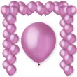 xx bl balony decomex 5 metallic light pink 100 szt