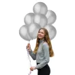 xx bl balony decomex 5 metallic silver 100 szt
