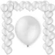 xx bl balony decomex 5 metallic white 100 szt