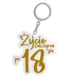 xx brelok zycie zaczyna sie po 18 zloty